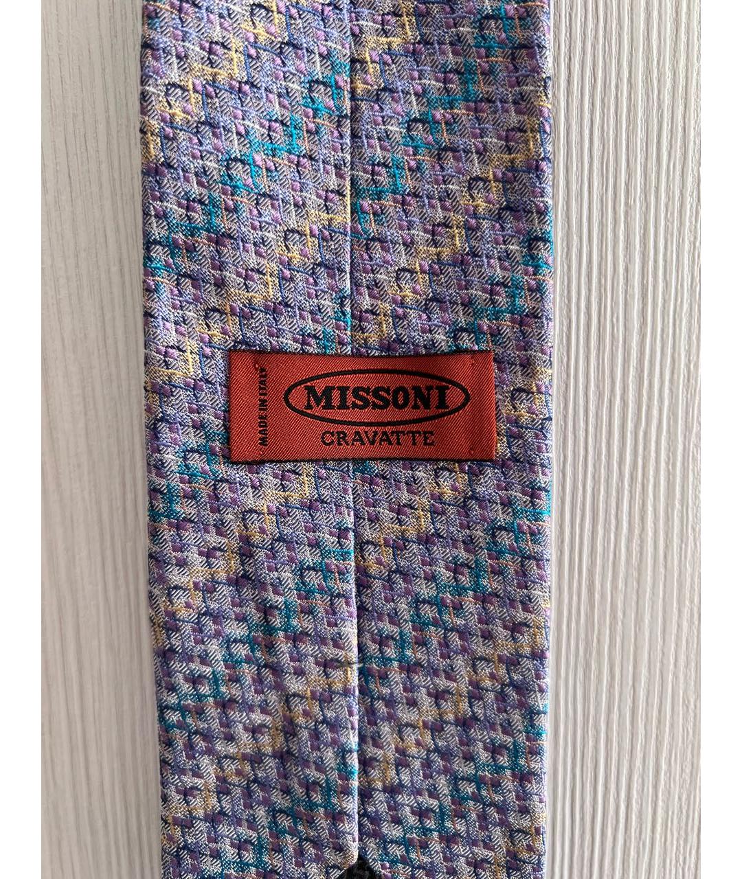 MISSONI Мульти шелковый галстук, фото 3