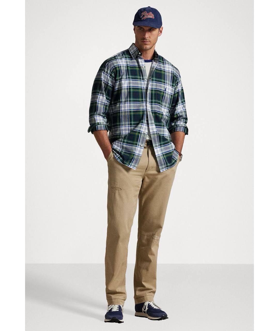 POLO RALPH LAUREN Мульти хлопковая кэжуал рубашка, фото 3