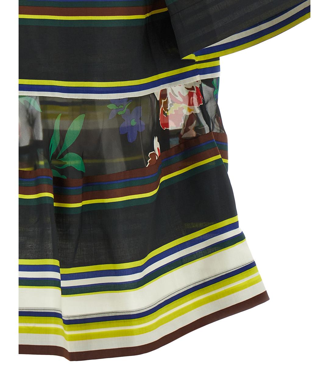 SACAI Мульти полиэстеровая рубашка, фото 4