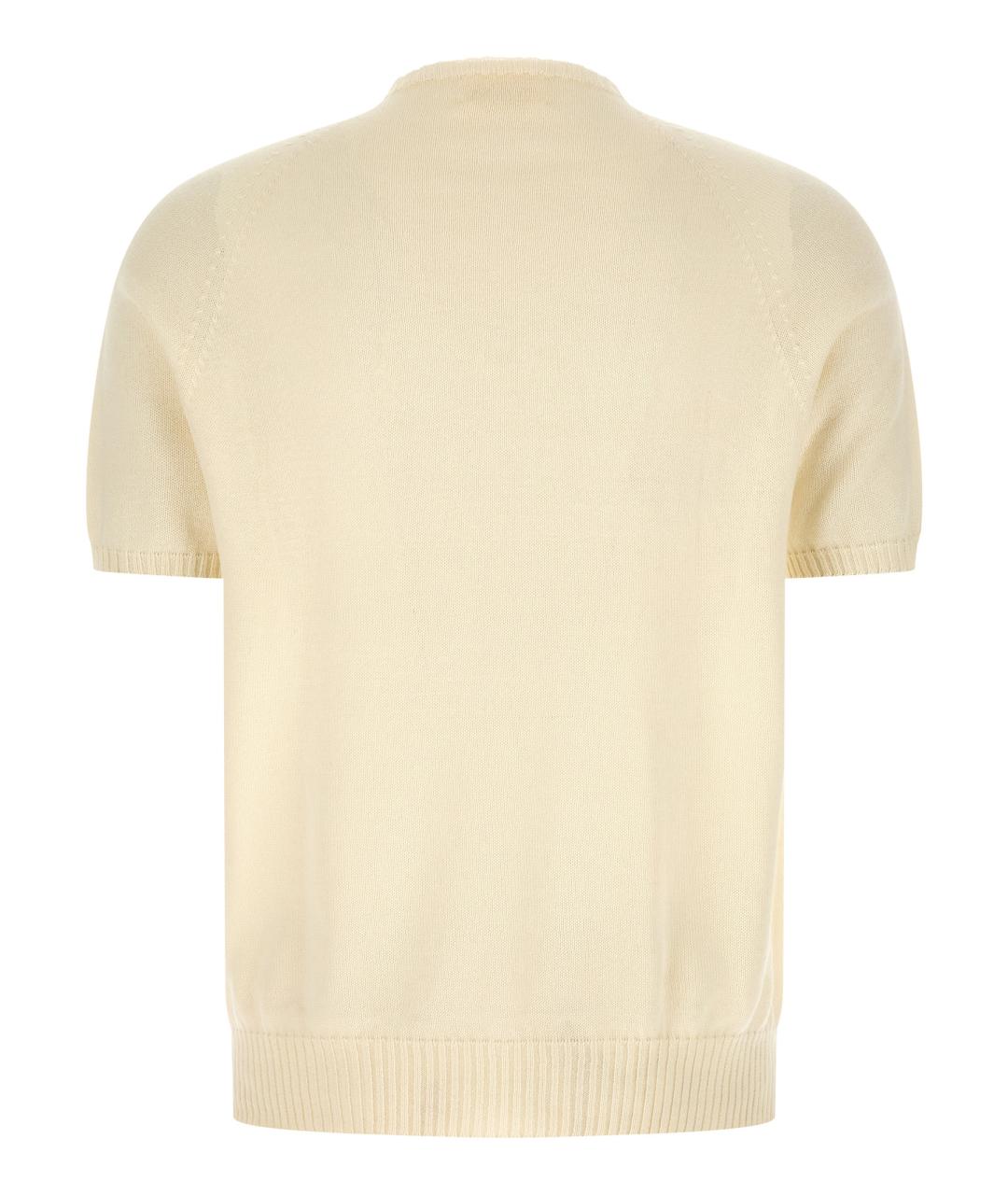 MA'RY'YA Белый хлопковый джемпер / свитер, фото 2