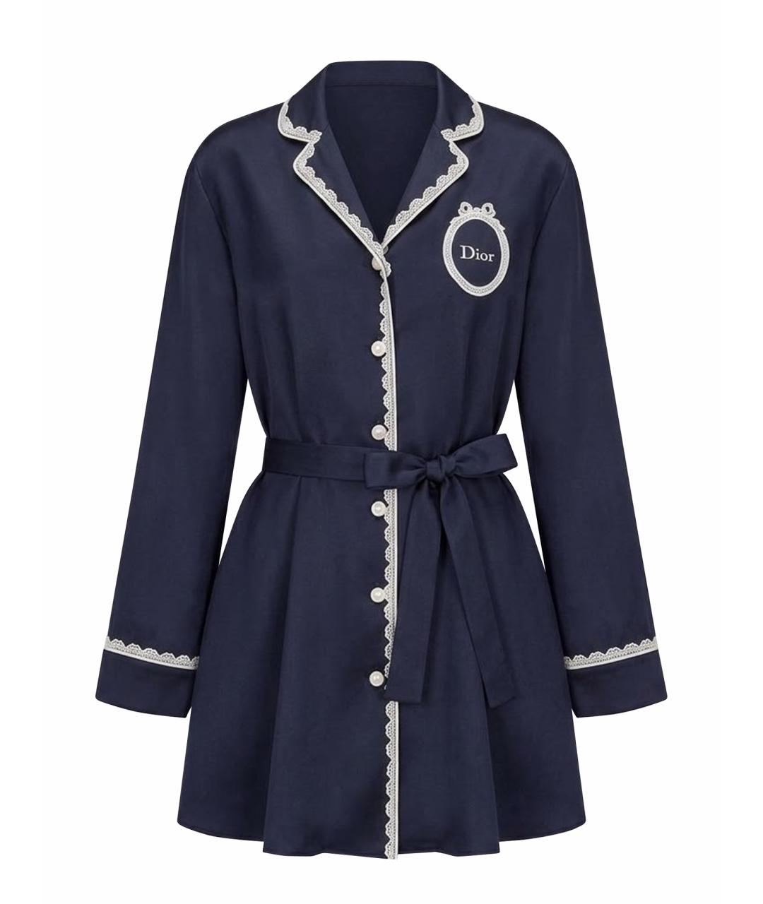 CHRISTIAN DIOR Темно-синее платье, фото 1