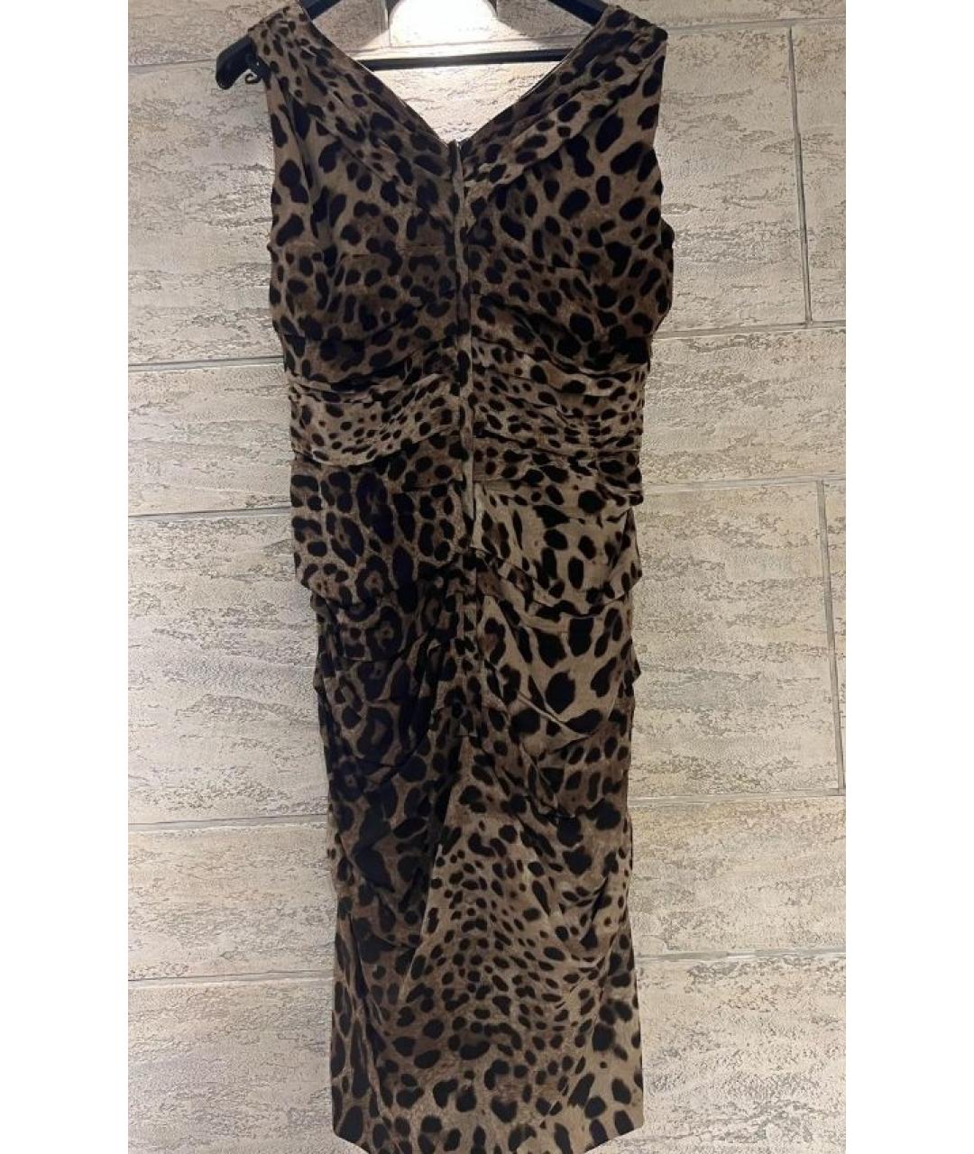 DOLCE&GABBANA Шелковое коктейльное платье, фото 2