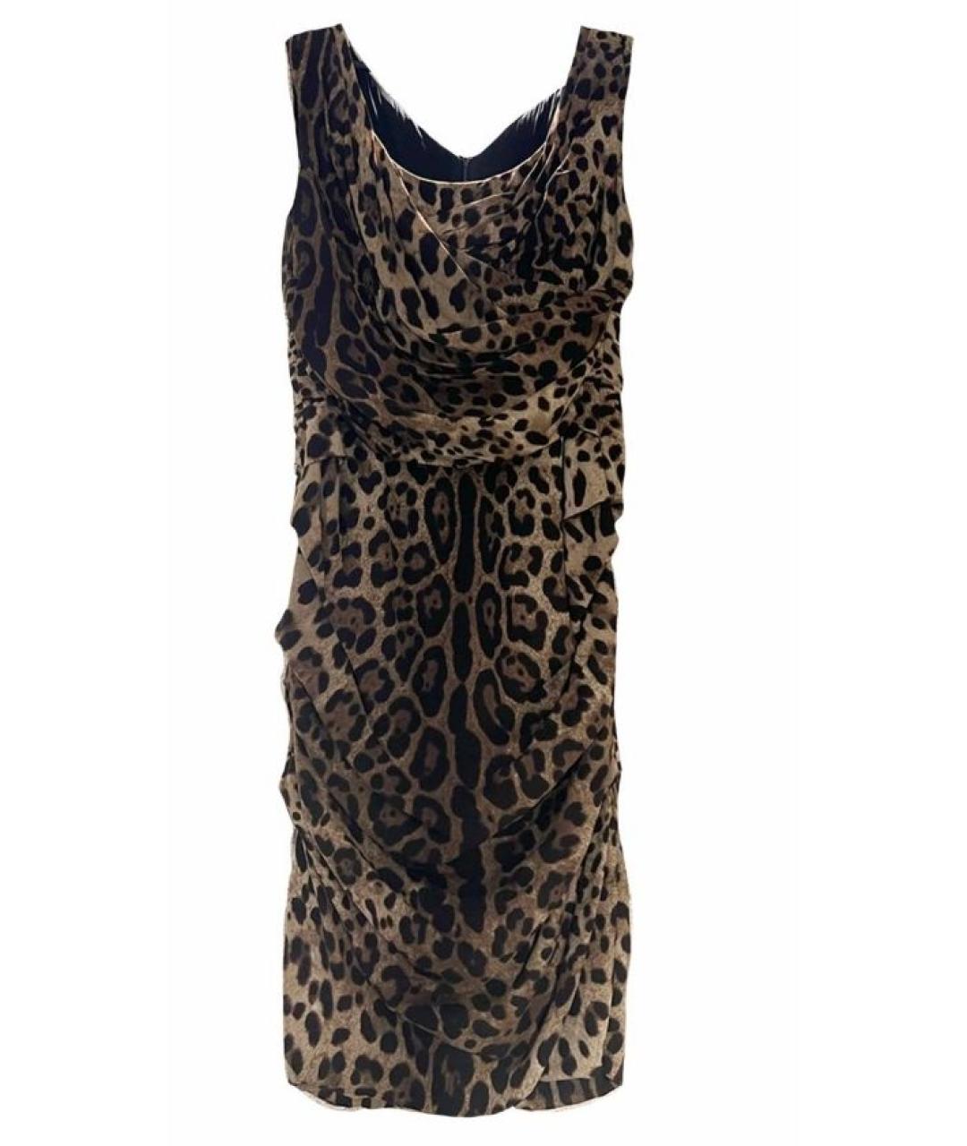 DOLCE&GABBANA Шелковое коктейльное платье, фото 1