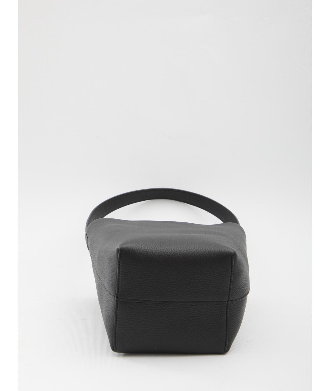 THE ROW Черная кожаная сумка тоут, фото 3