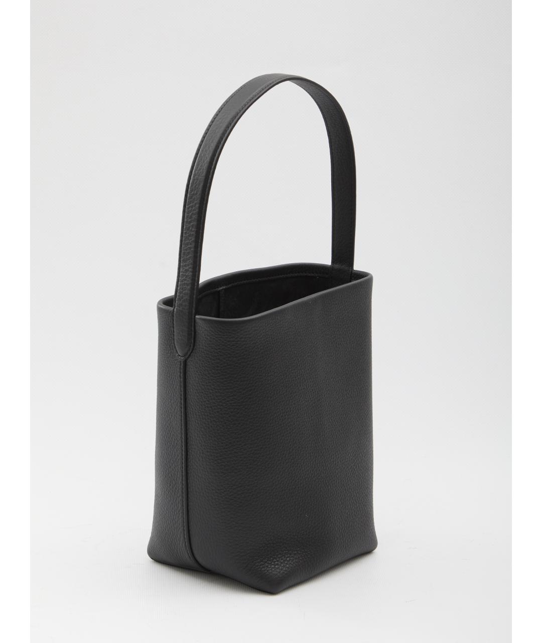 THE ROW Черная кожаная сумка тоут, фото 2