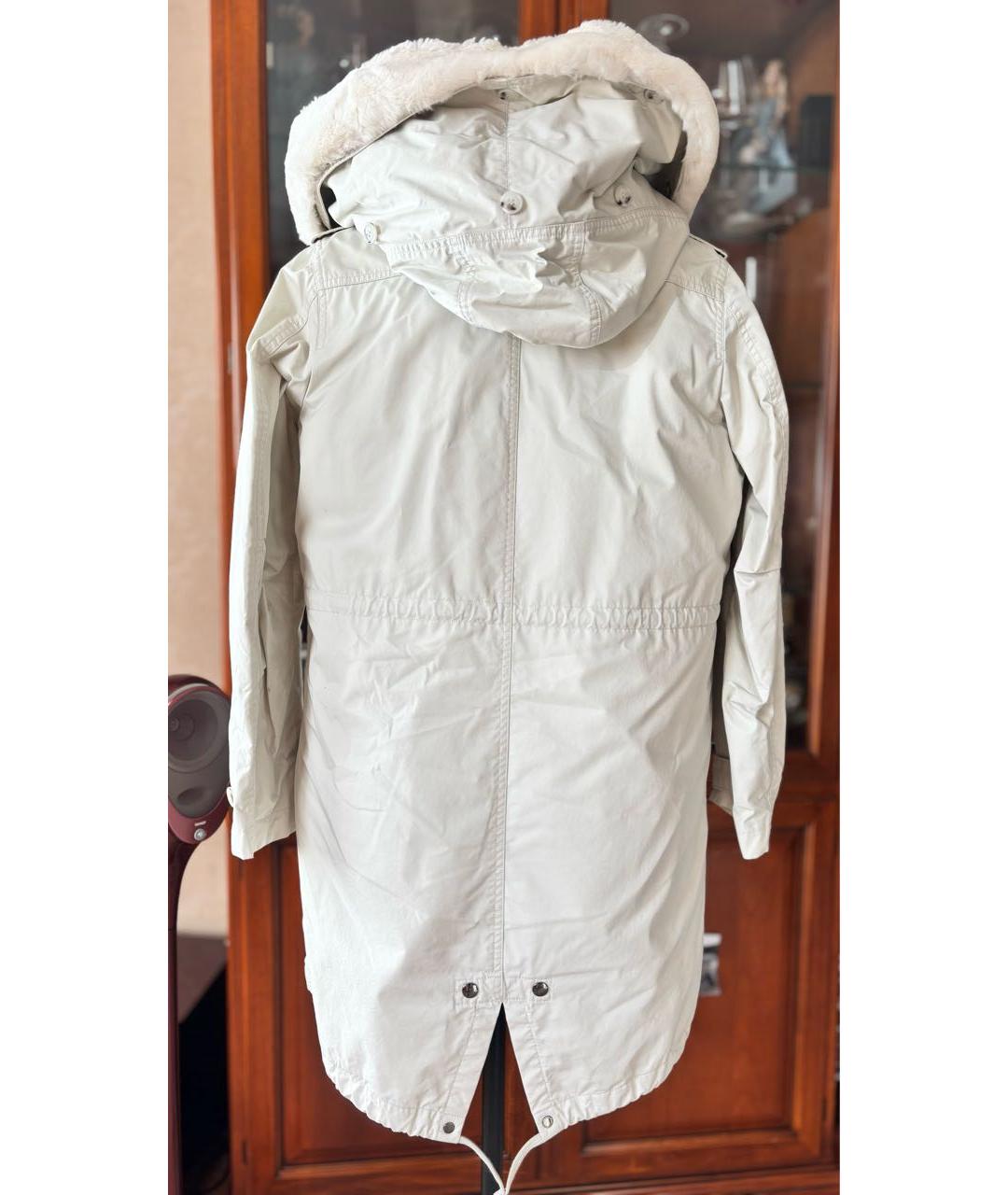 WOOLRICH Бежевая деним парка, фото 2