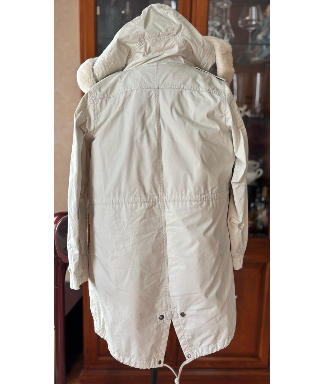 WOOLRICH Бежевая деним парка, фото 6