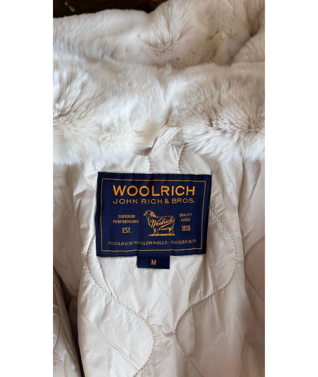 WOOLRICH Бежевая деним парка, фото 7