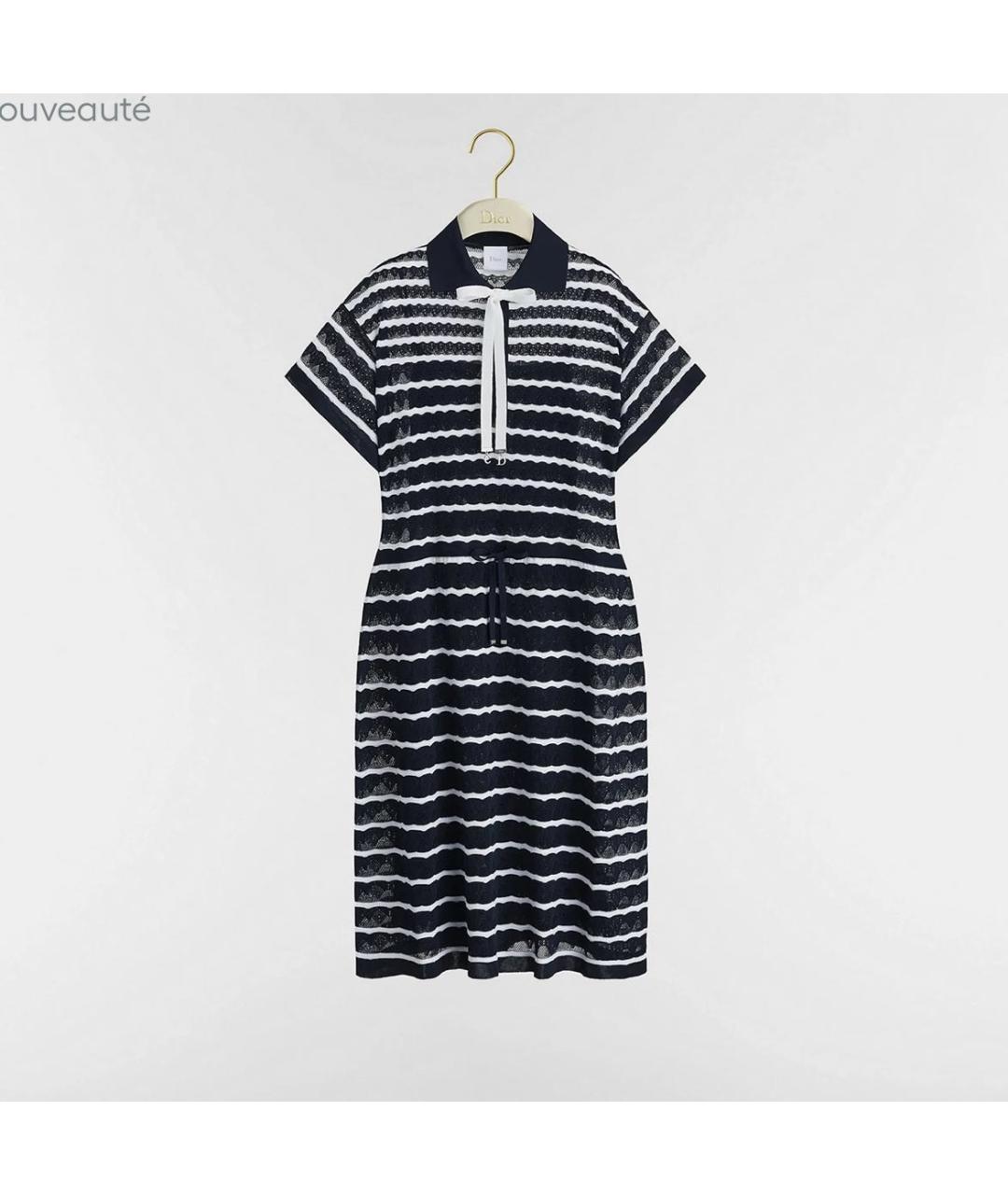 CHRISTIAN DIOR Синее платье, фото 4