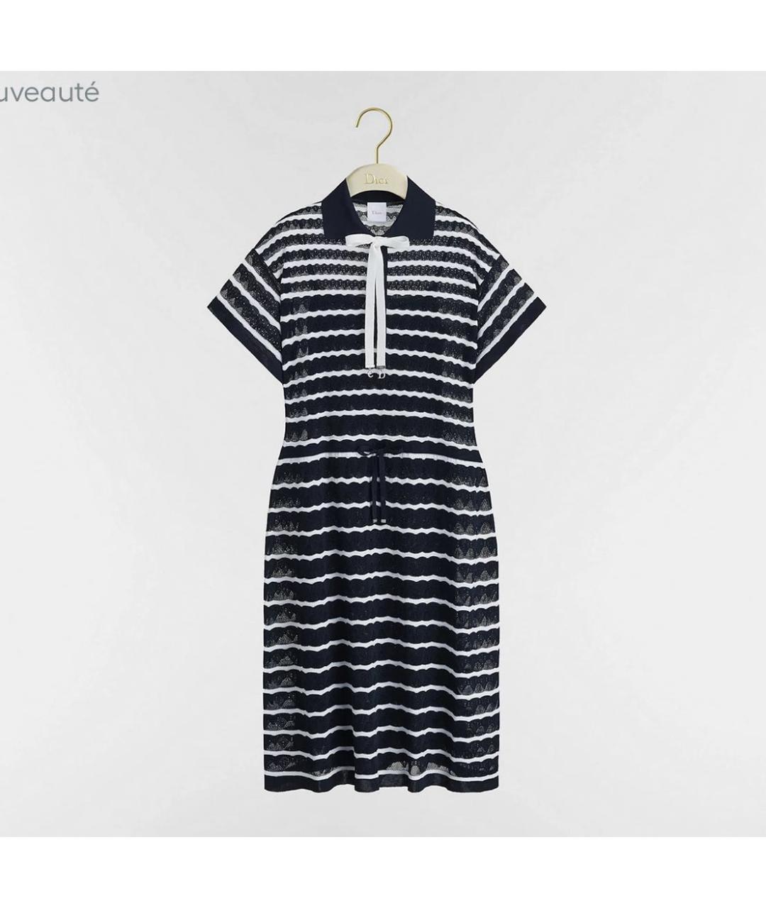 CHRISTIAN DIOR Синее платье, фото 3