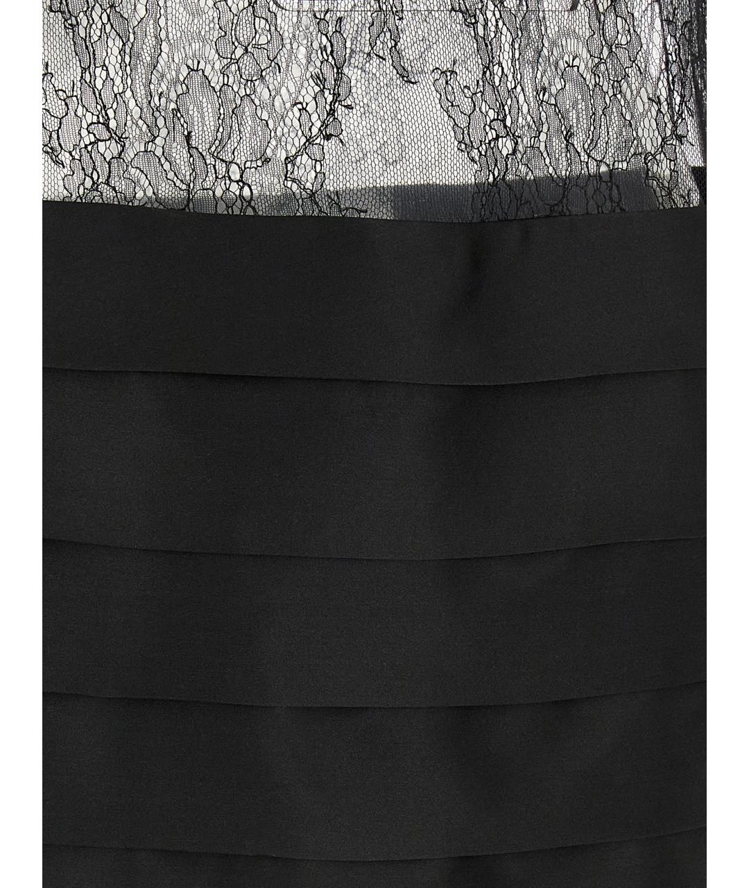 FERRAGAMO Черное шелковое коктейльное платье, фото 4