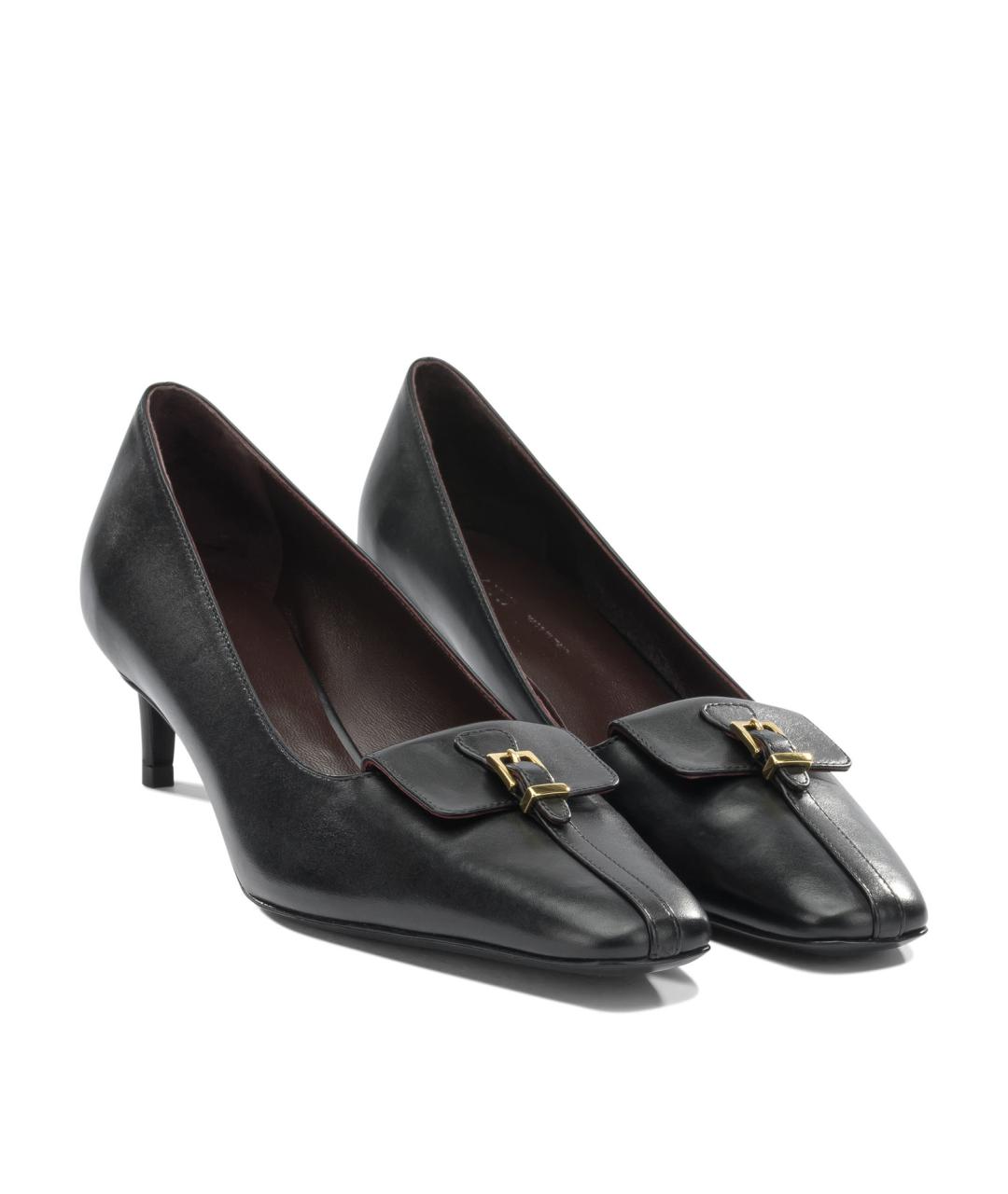 KHAITE Черные кожаные туфли, фото 2