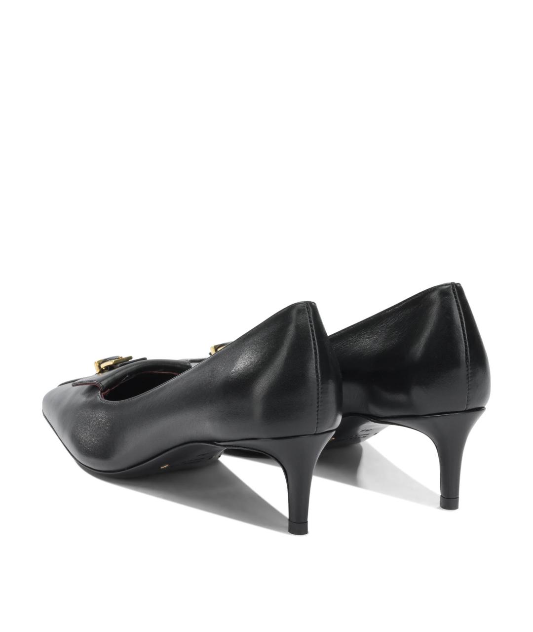 KHAITE Черные кожаные туфли, фото 4