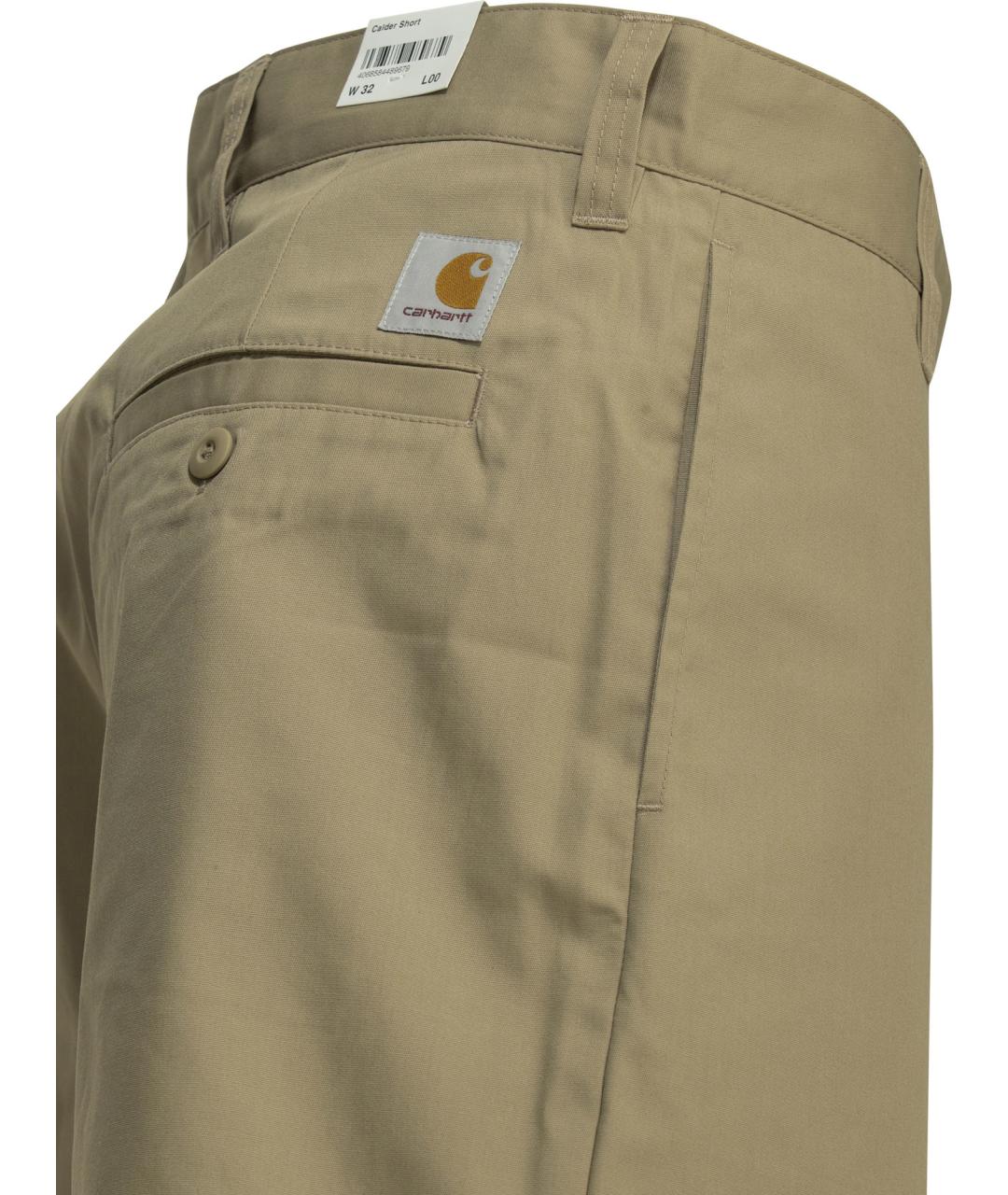 CARHARTT WIP Бежевые полиэстеровые шорты, фото 4