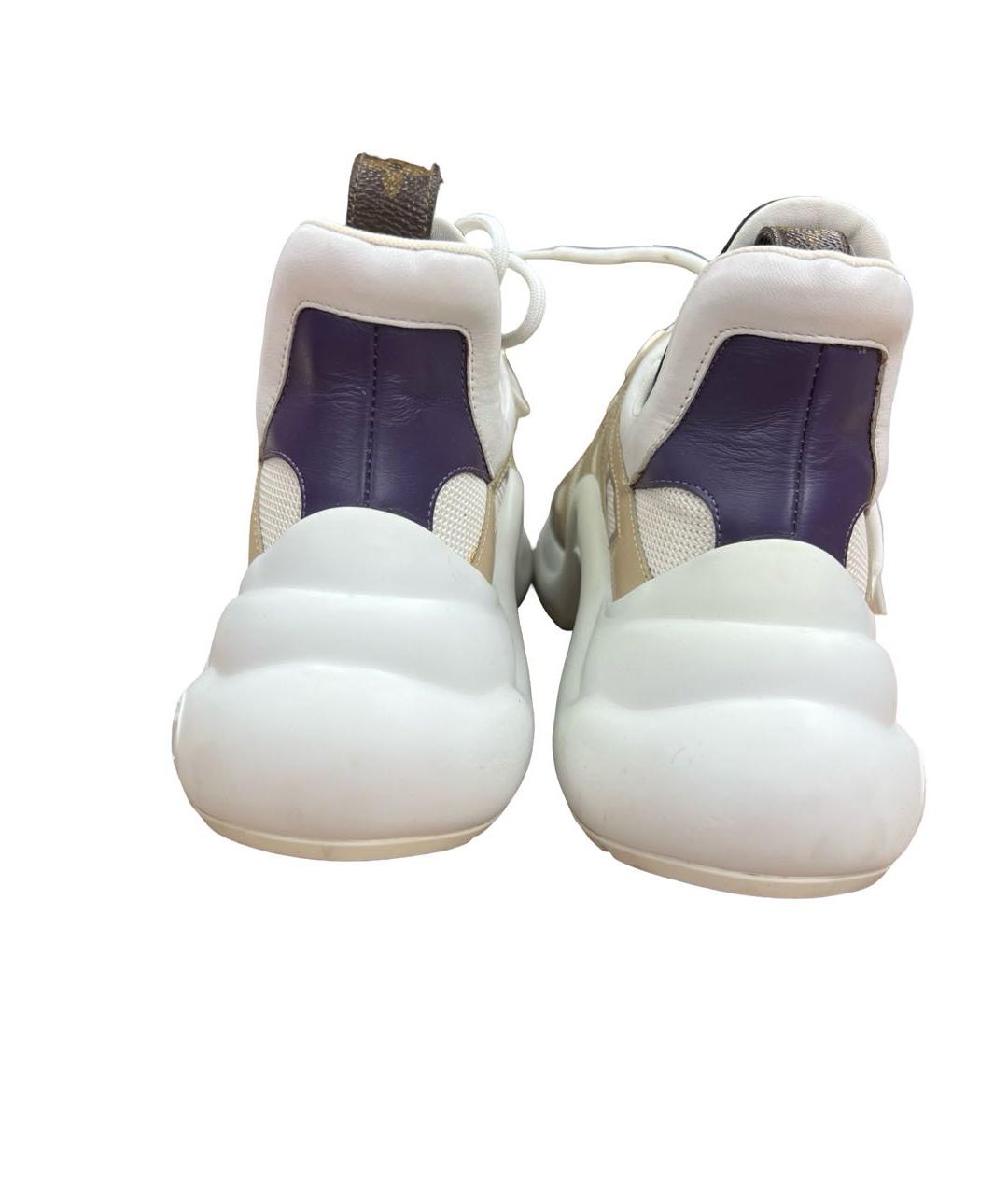 LOUIS VUITTON Мульти кожаные кроссовки, фото 4