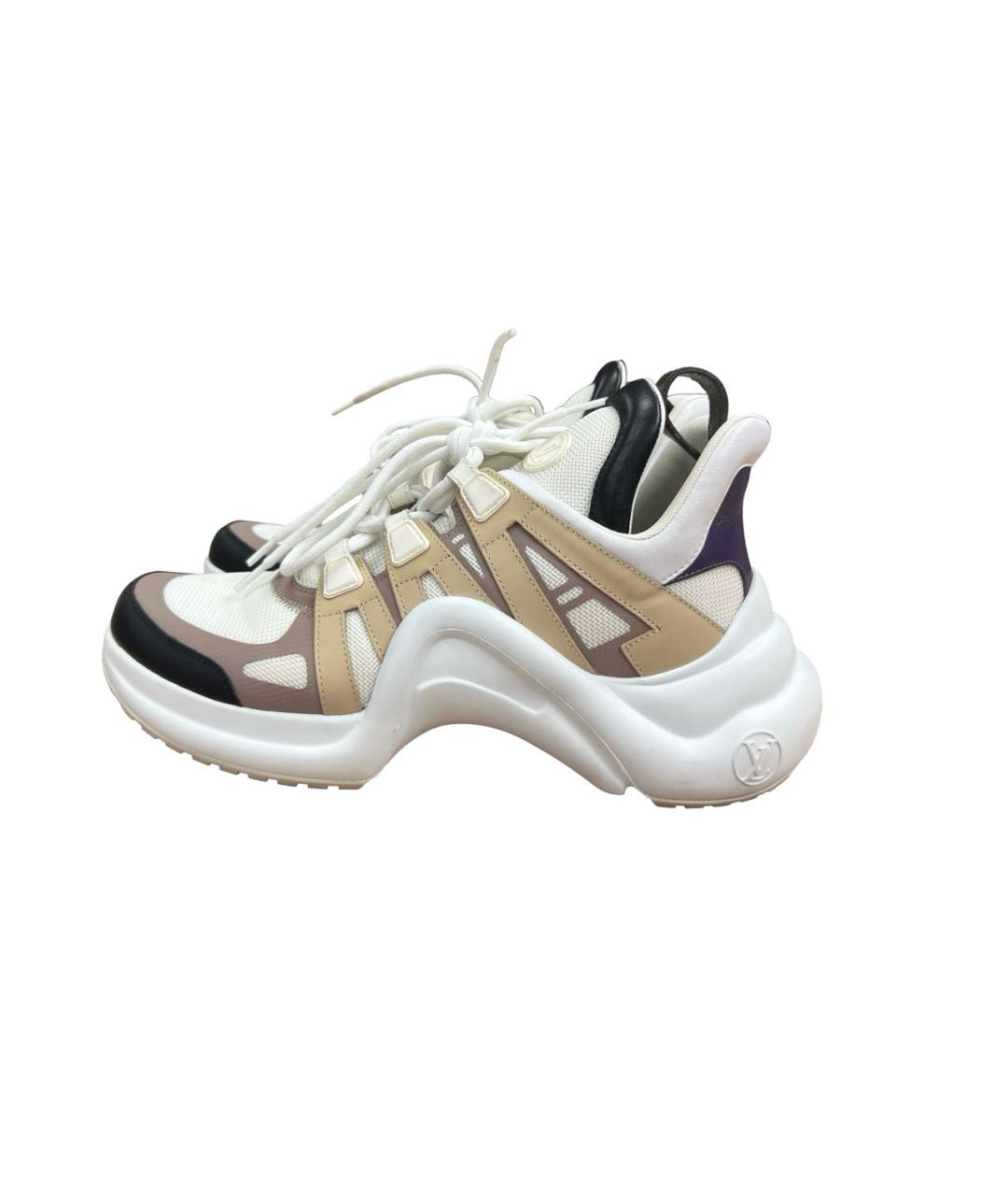 LOUIS VUITTON Мульти кожаные кроссовки, фото 9