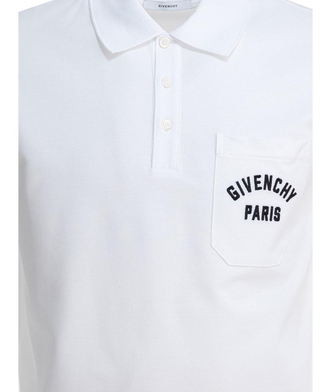 GIVENCHY Белая хлопковая футболка, фото 3