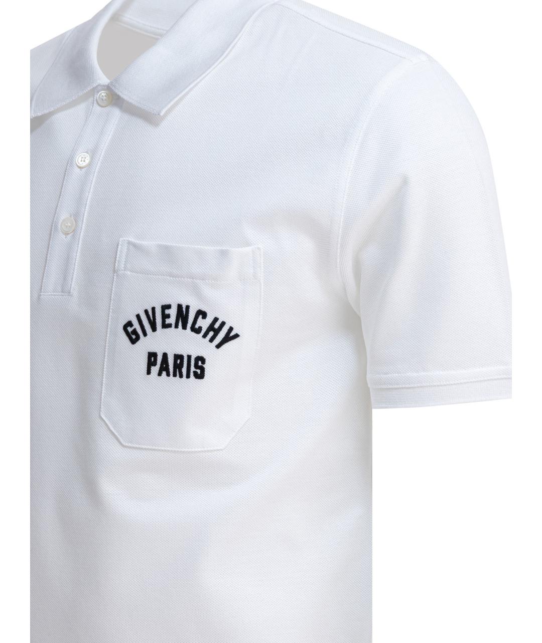 GIVENCHY Белая хлопковая футболка, фото 4