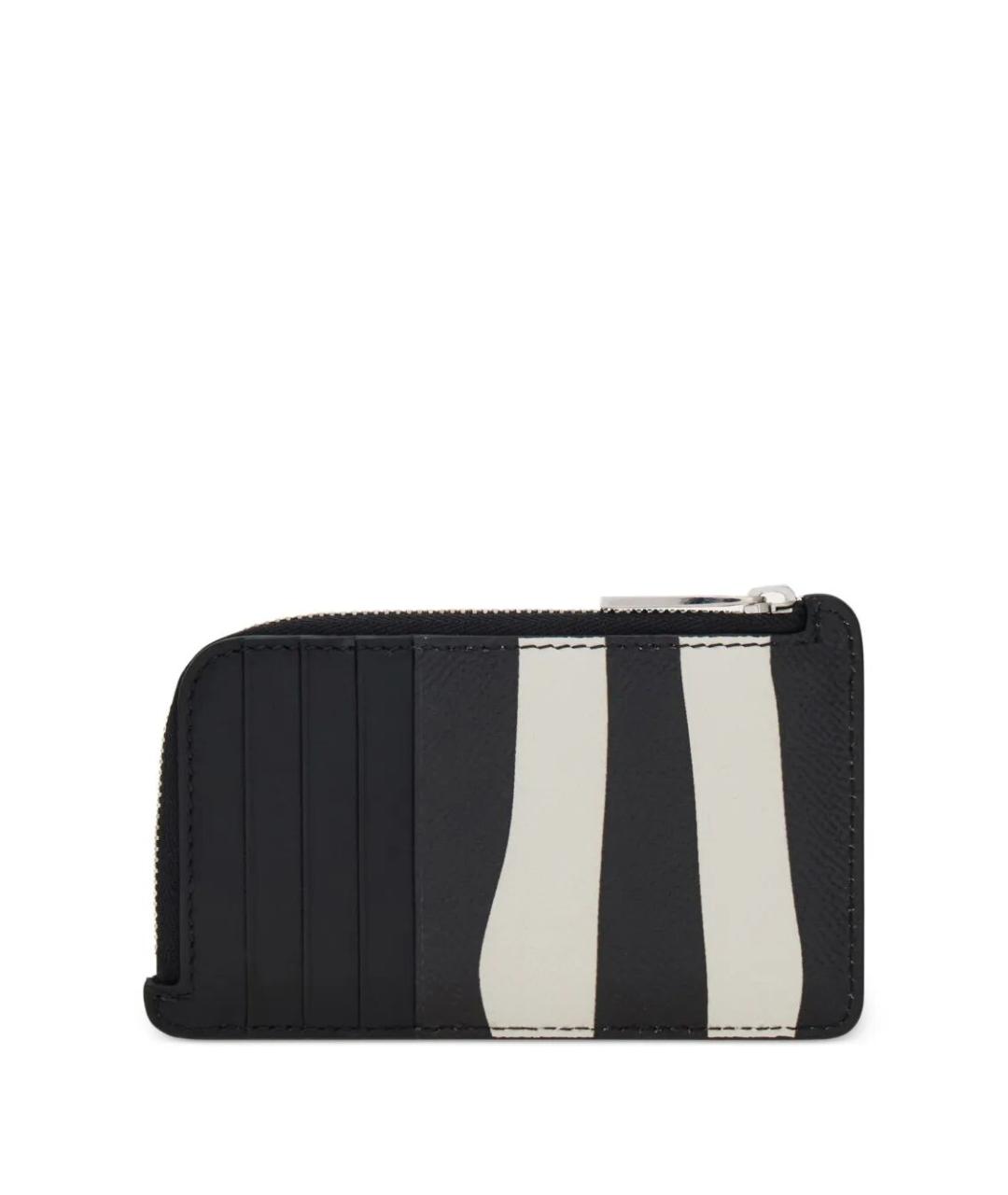 FERRAGAMO Черный кожаный кардхолдер, фото 2