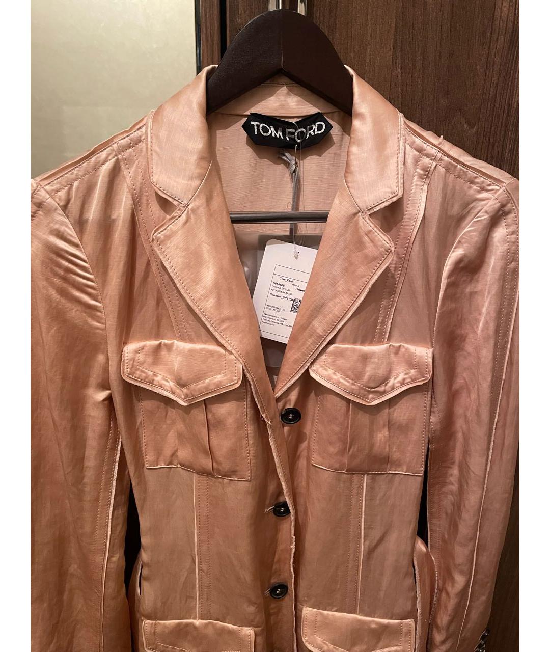 TOM FORD Розовое повседневное платье, фото 3