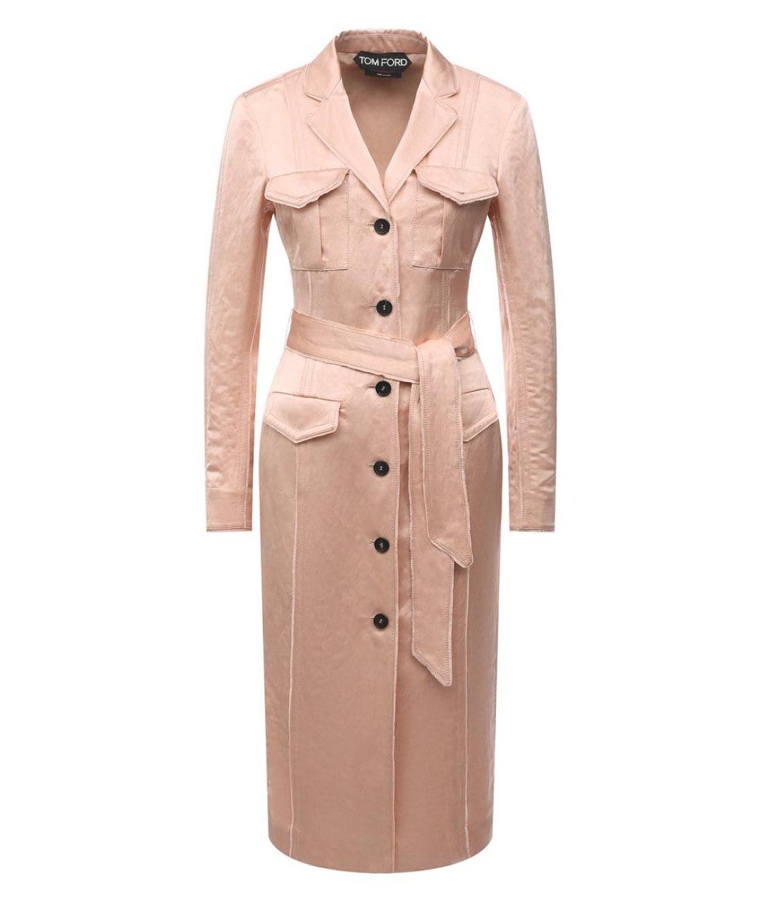 TOM FORD Розовое повседневное платье, фото 1