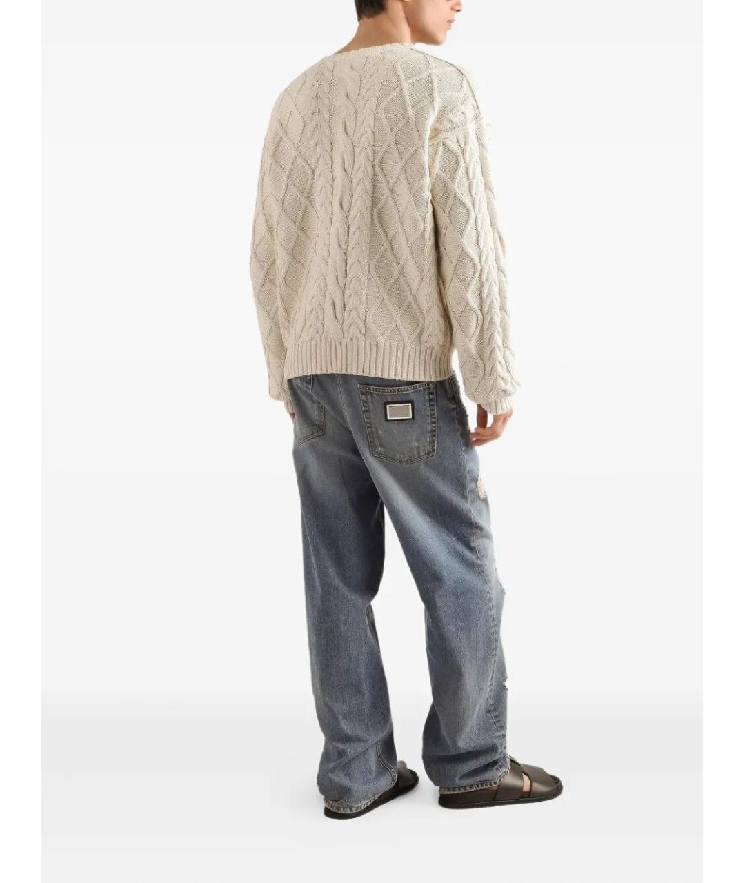 DOLCE&GABBANA Полиэстеровый джемпер / свитер, фото 2