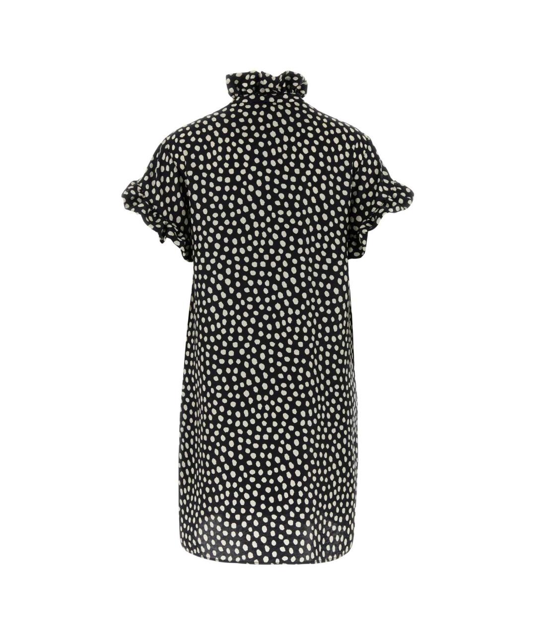 CHLOE Черное шелковое повседневное платье, фото 2