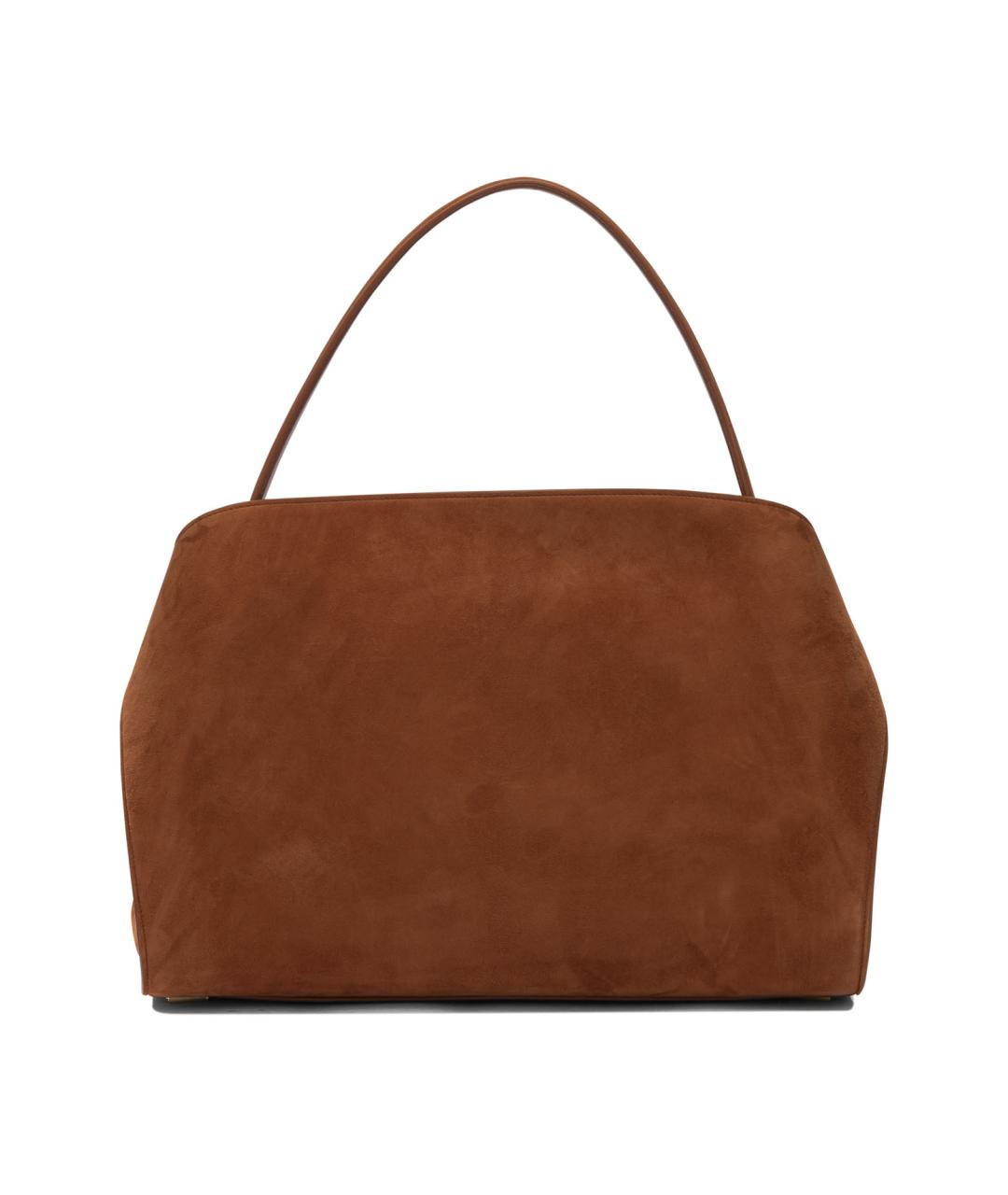 FERRAGAMO Оранжевая кожаная сумка через плечо, фото 3