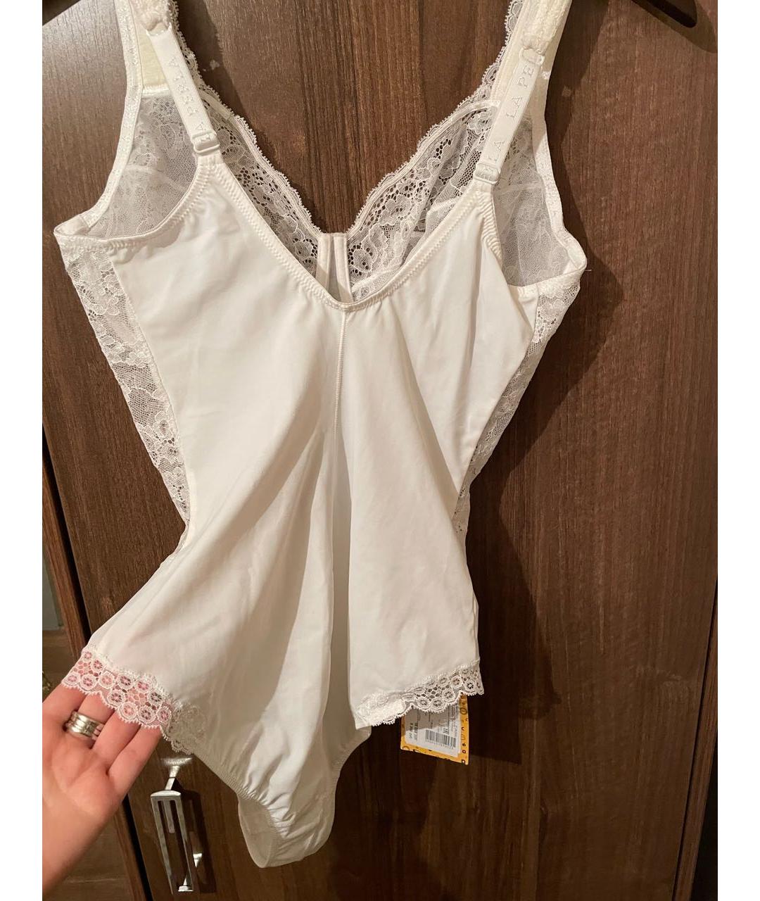 LA PERLA Белое боди, фото 4