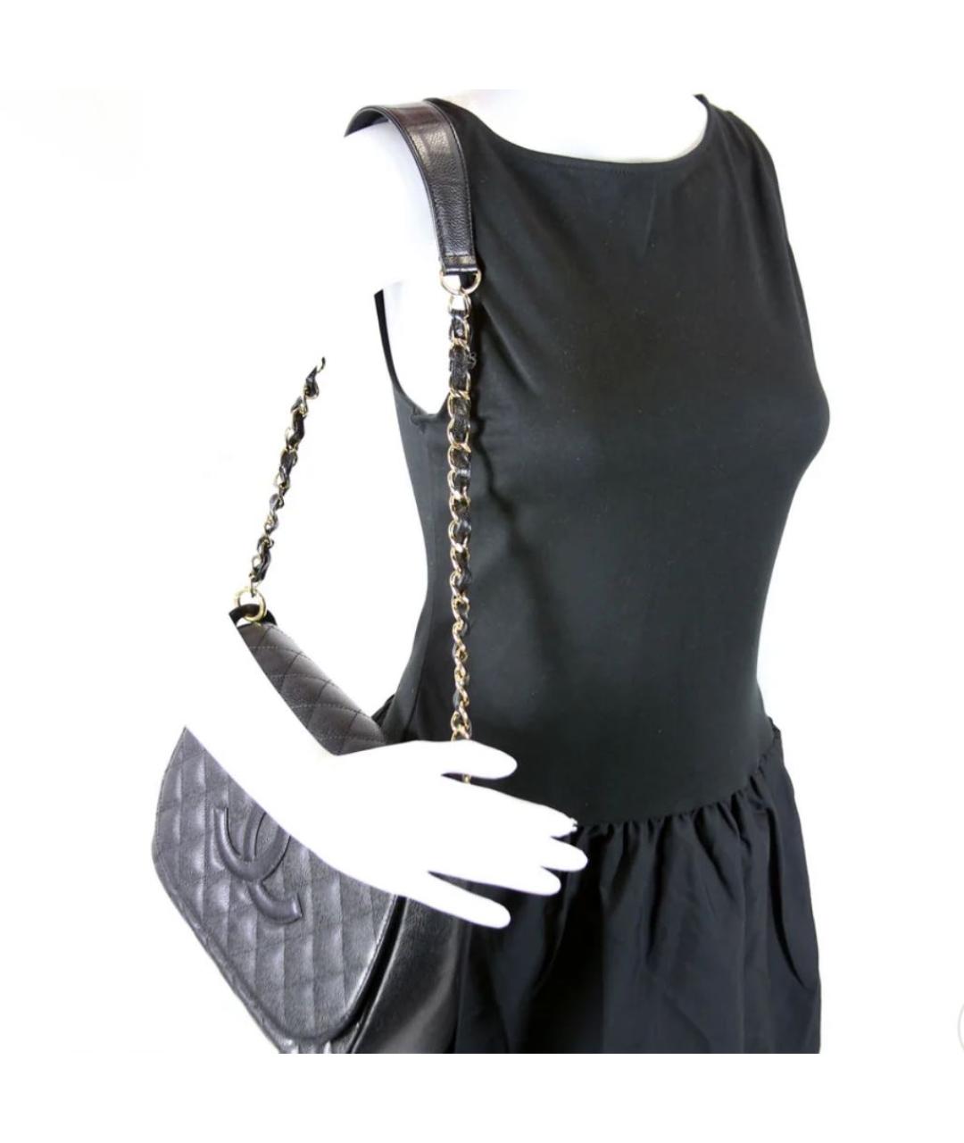 CHANEL Черная замшевая сумка через плечо, фото 4