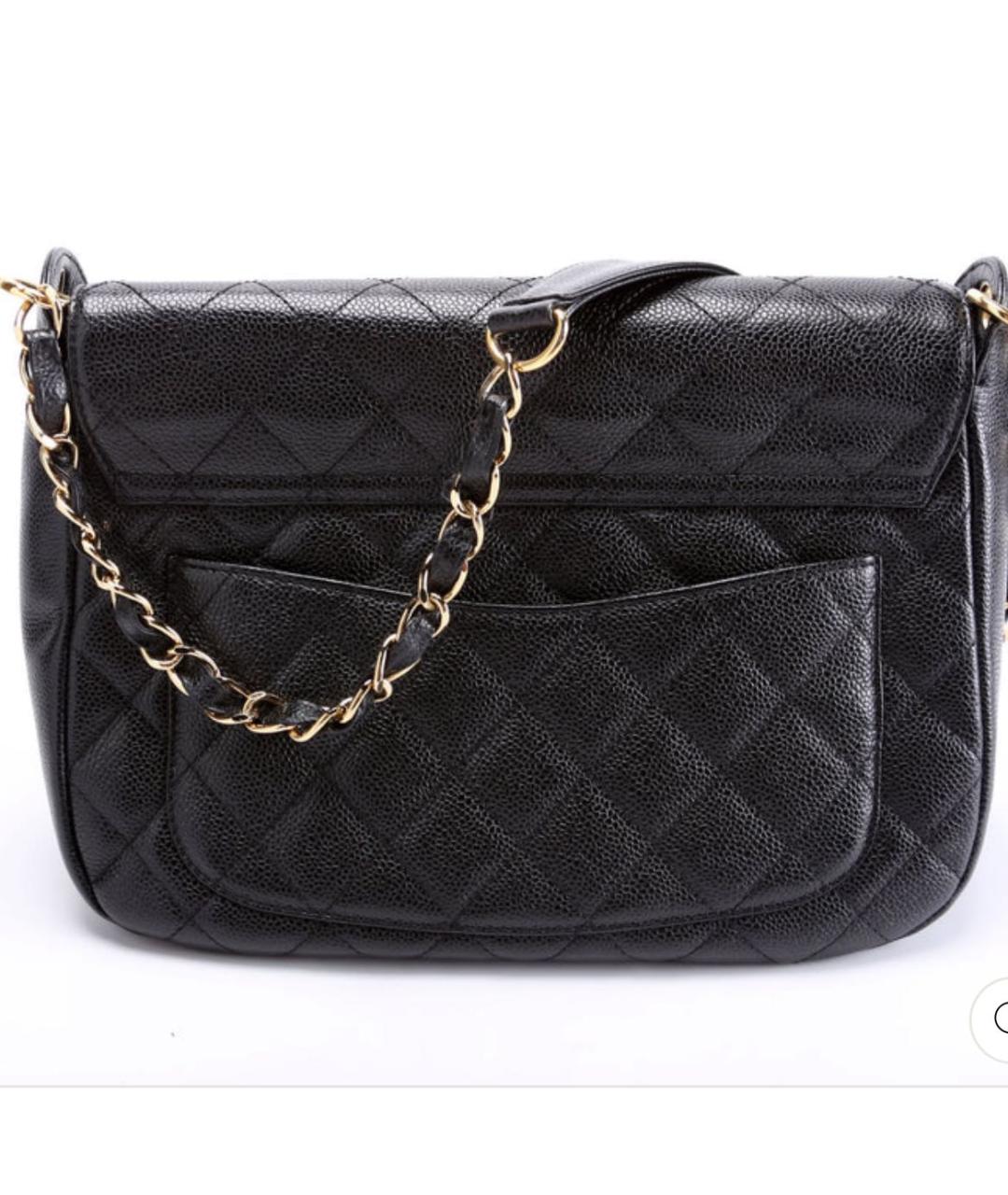 CHANEL Черная замшевая сумка через плечо, фото 3