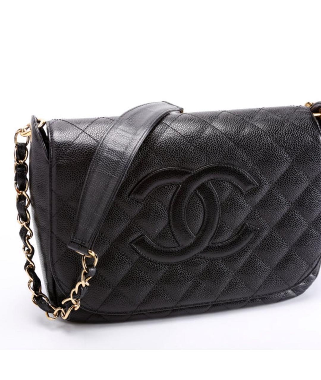 CHANEL Черная замшевая сумка через плечо, фото 2