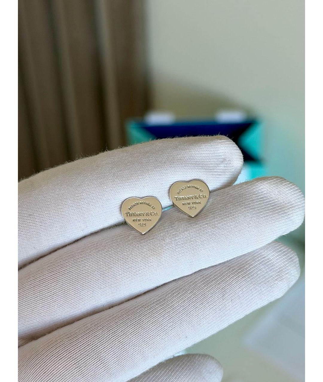 TIFFANY&CO Серебряные серебряные серьги, фото 5