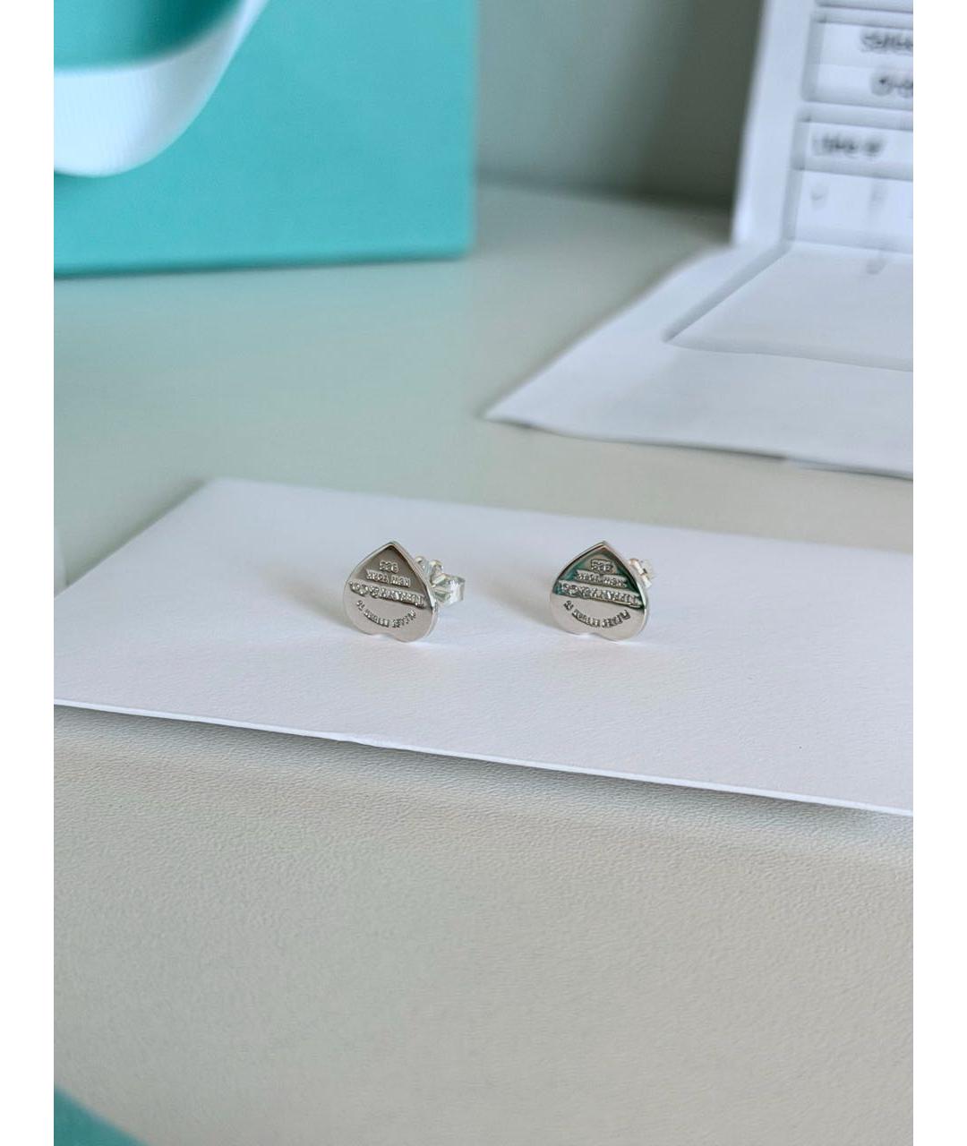 TIFFANY&CO Серебряные серебряные серьги, фото 6