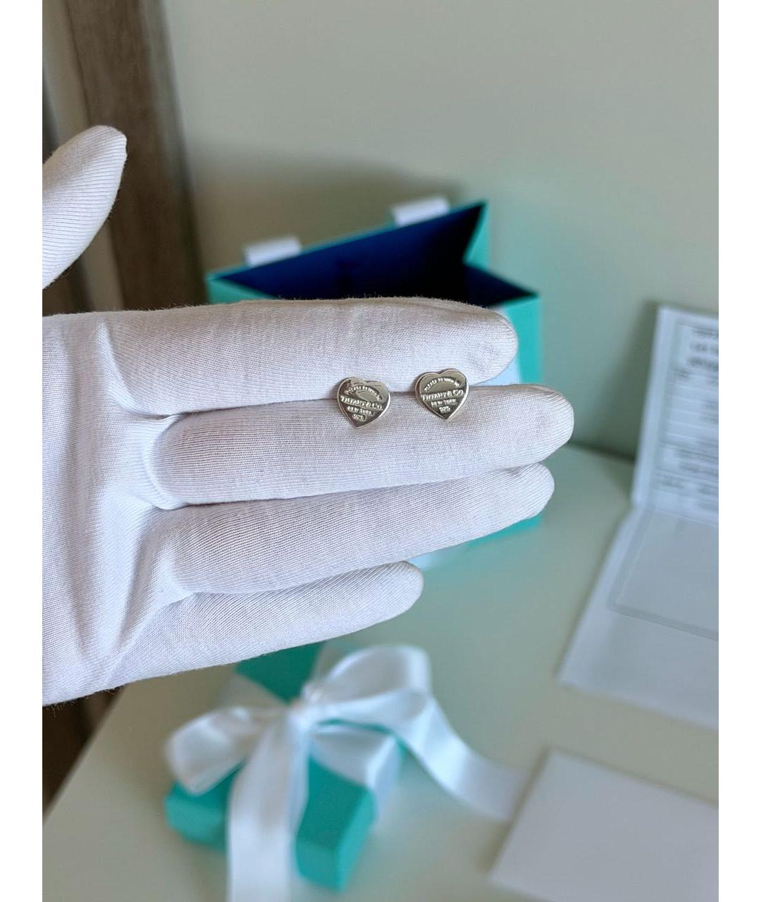 TIFFANY&CO Серебряные серебряные серьги, фото 2