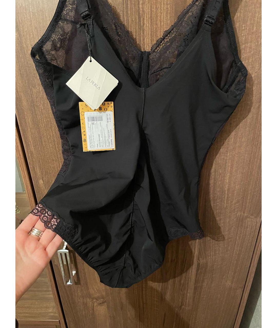 LA PERLA Черное боди, фото 4