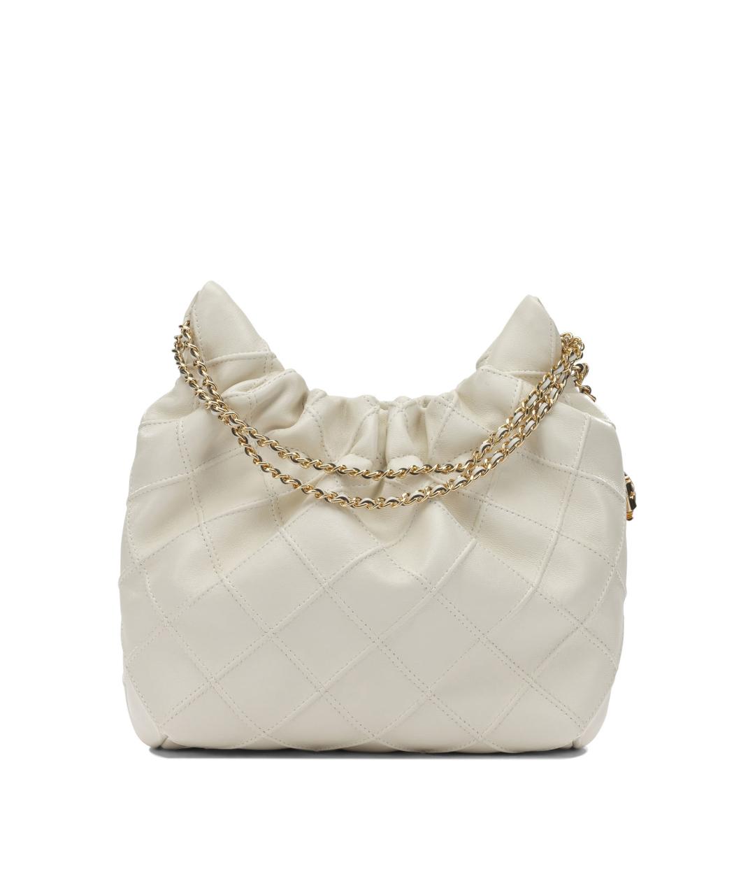 TORY BURCH Белая кожаная сумка через плечо, фото 1