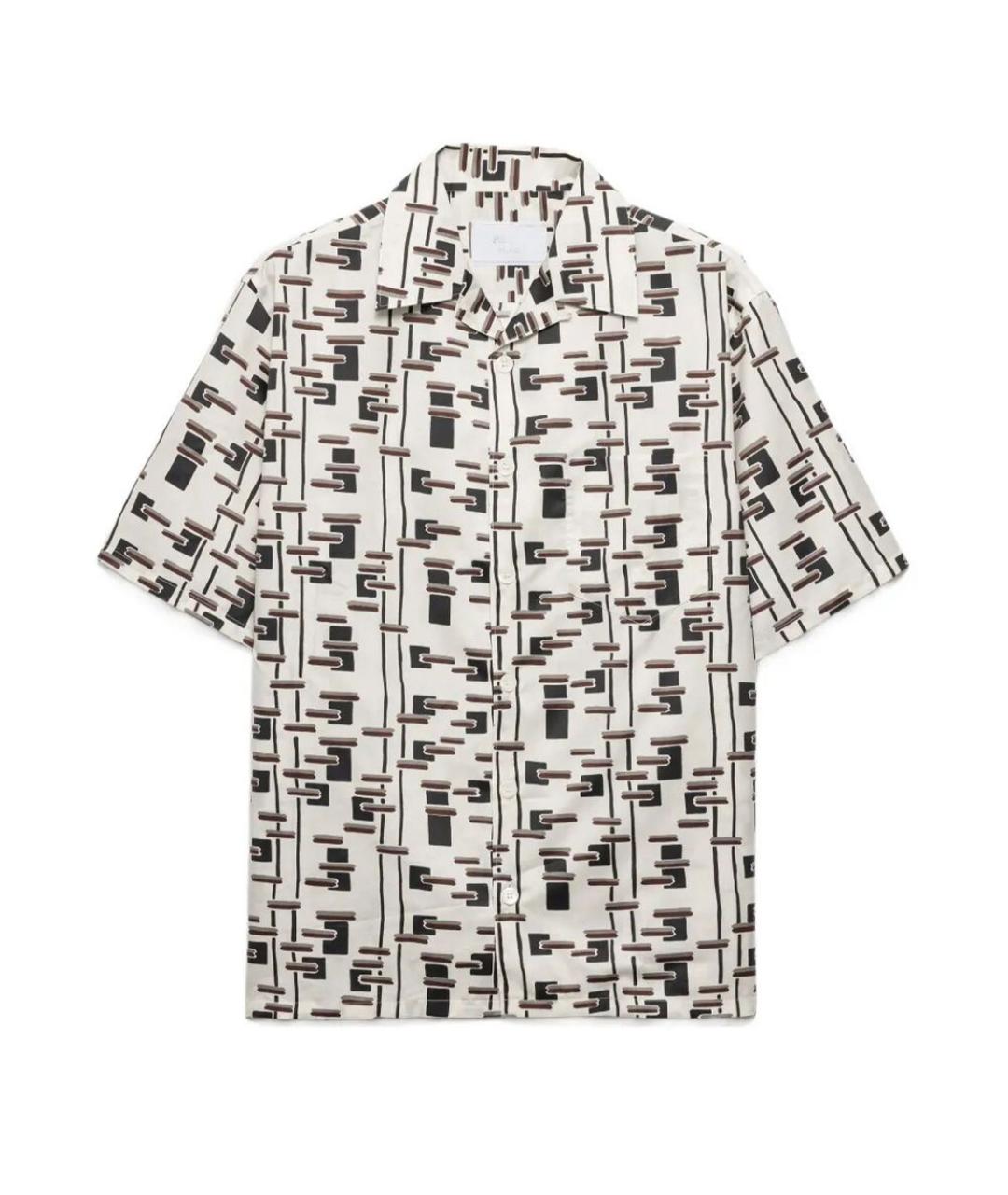 PRADA Бежевая хлопковая кэжуал рубашка, фото 1