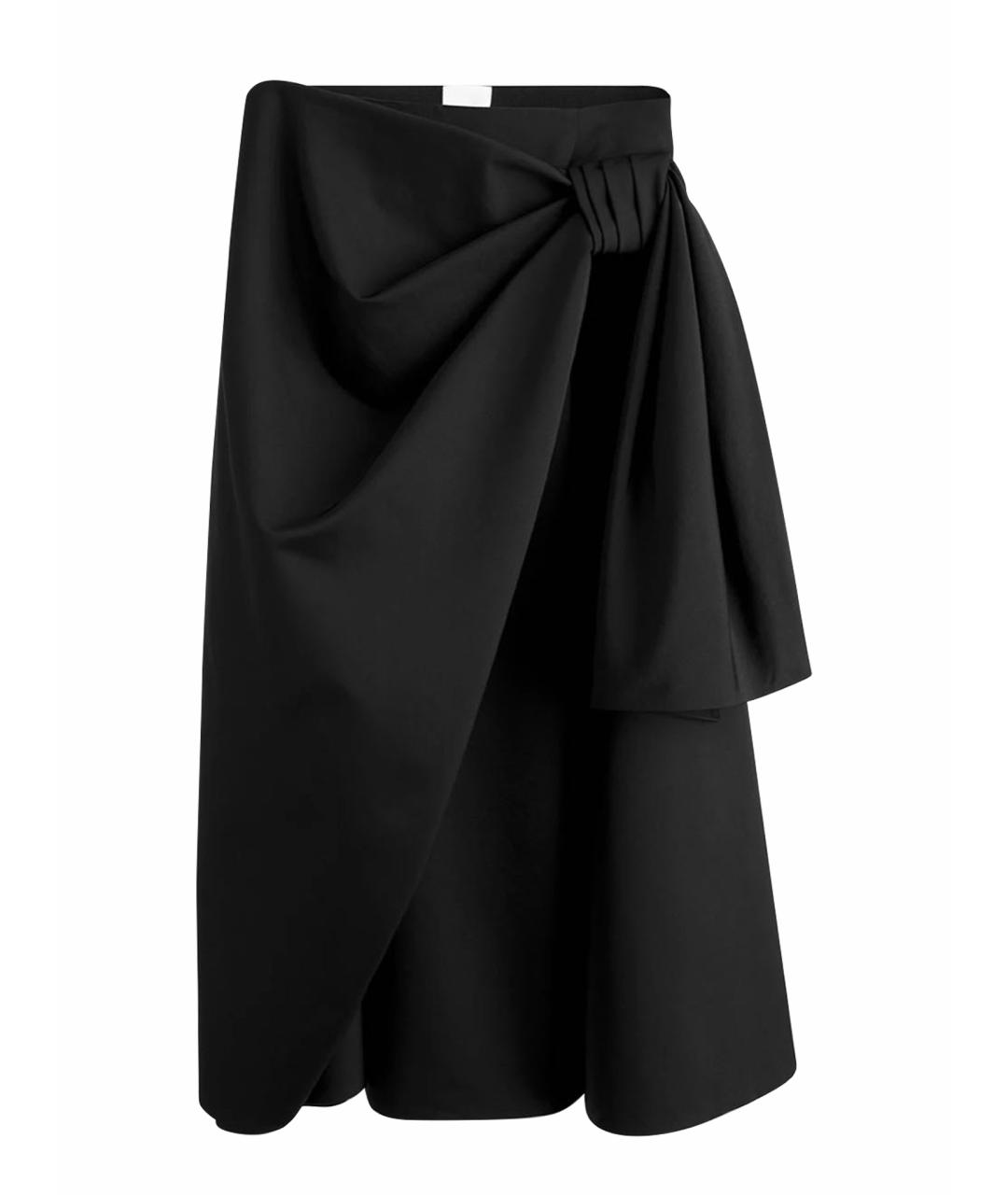 CHRISTIAN DIOR Черная юбка миди, фото 1