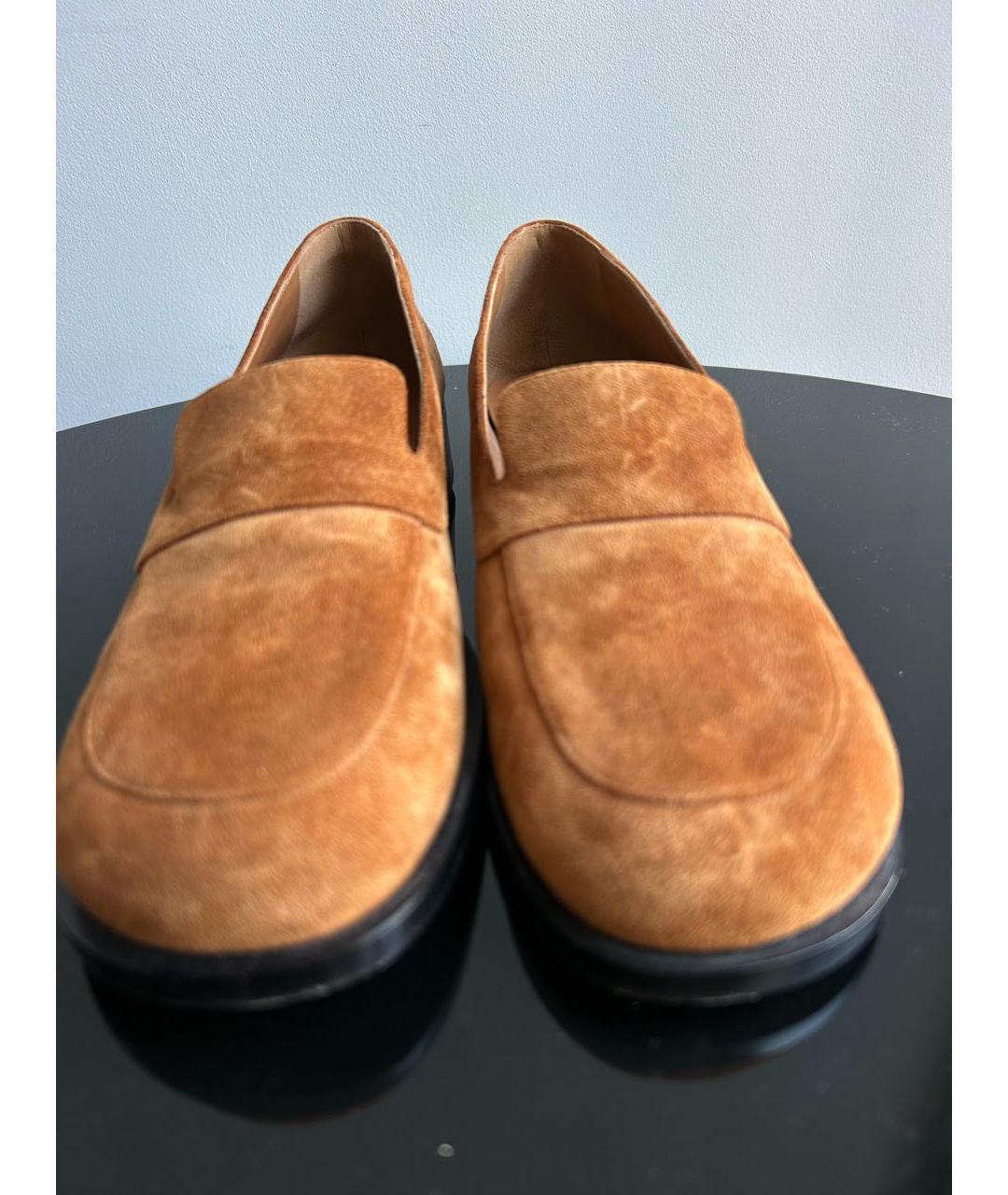 THE ROW Коричневые замшевые лоферы, фото 2