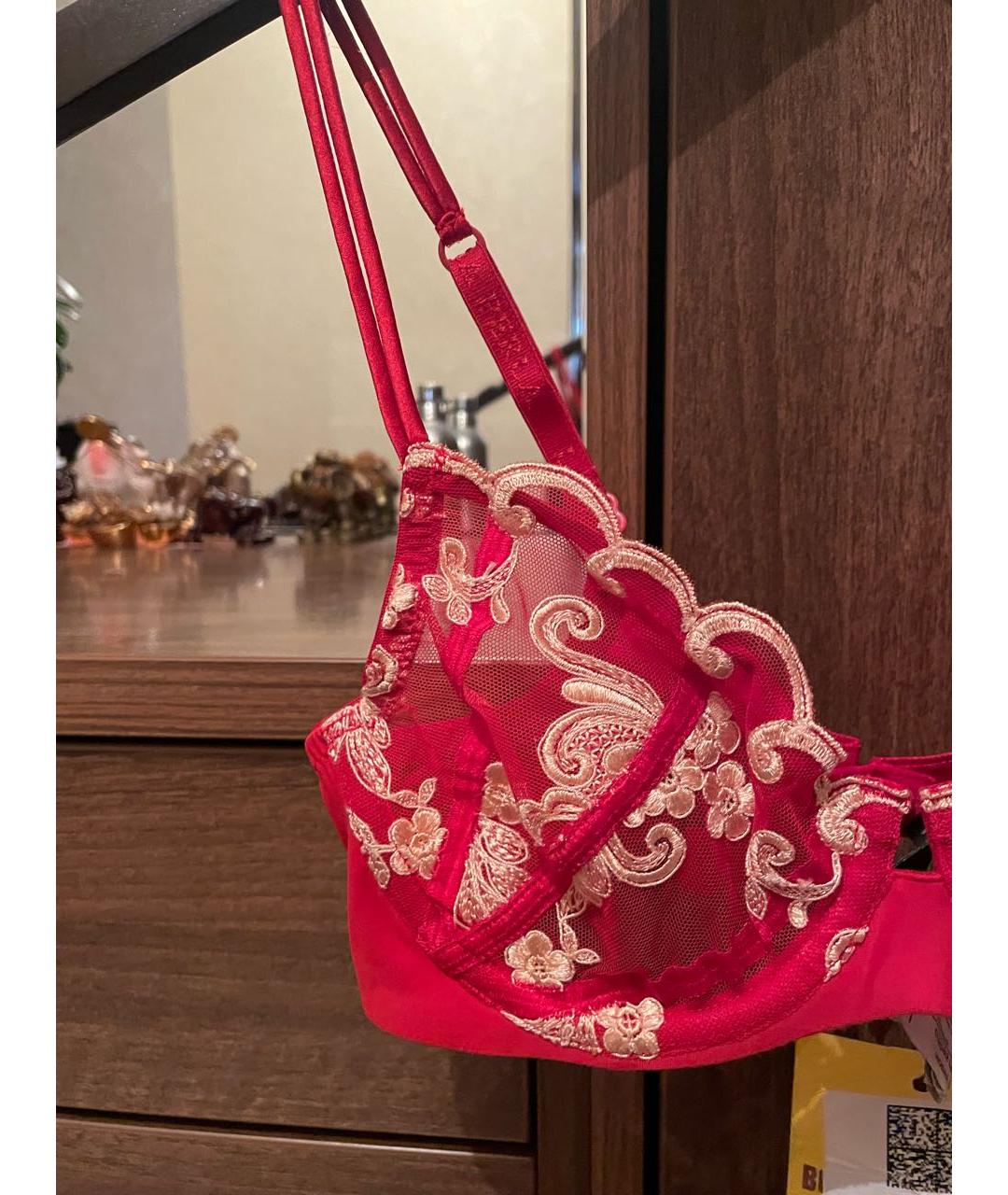 LA PERLA Красный бюстгалтеры, фото 3