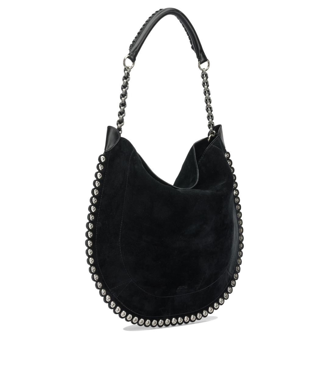 ISABEL MARANT Черная замшевая сумка через плечо, фото 2