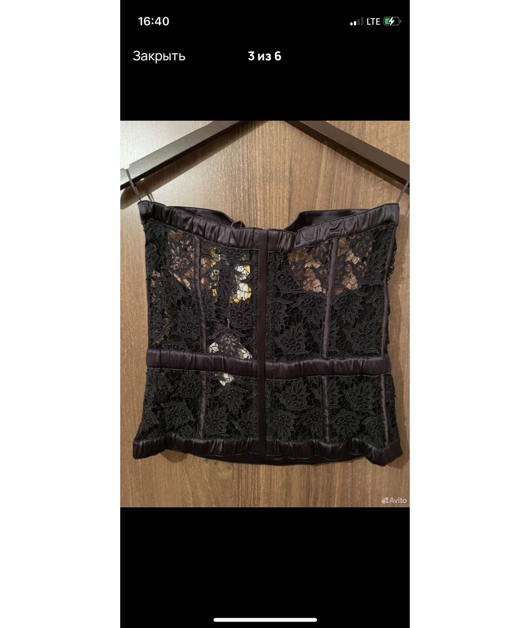 LA PERLA Черный корсет, фото 3