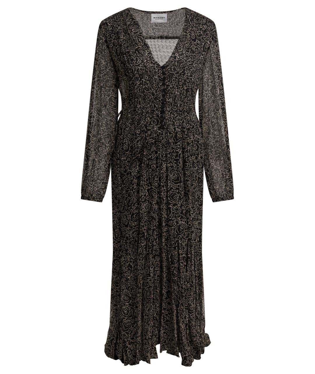 ISABEL MARANT Черное вискозное повседневное платье, фото 1