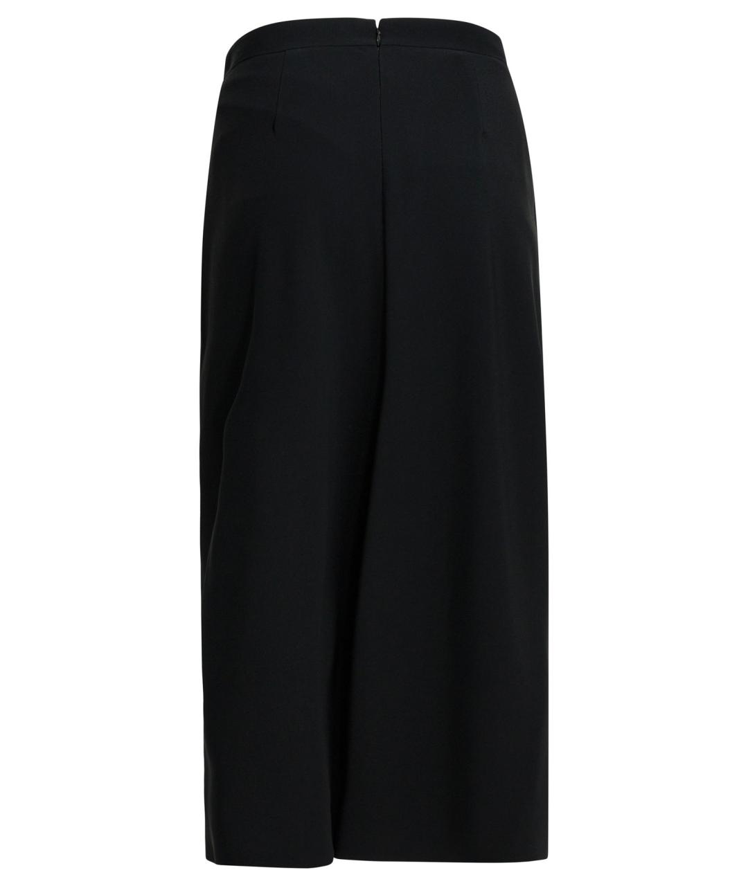 GIVENCHY Черная креповая юбка миди, фото 2