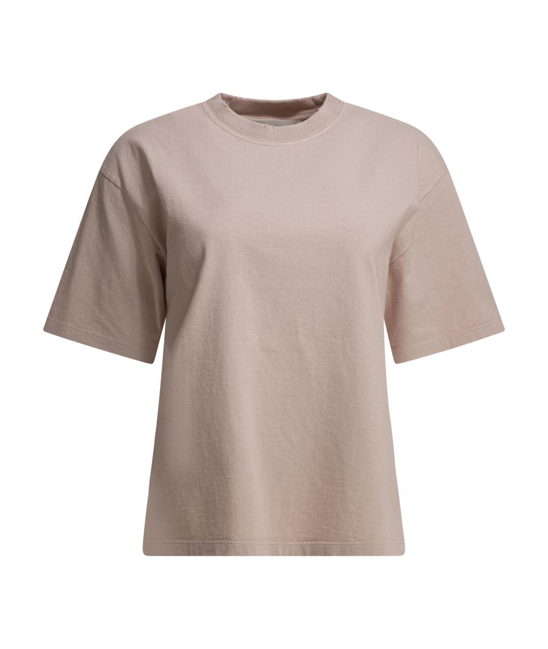 GOLDEN GOOSE DELUXE BRAND Серая хлопковая футболка, фото 1