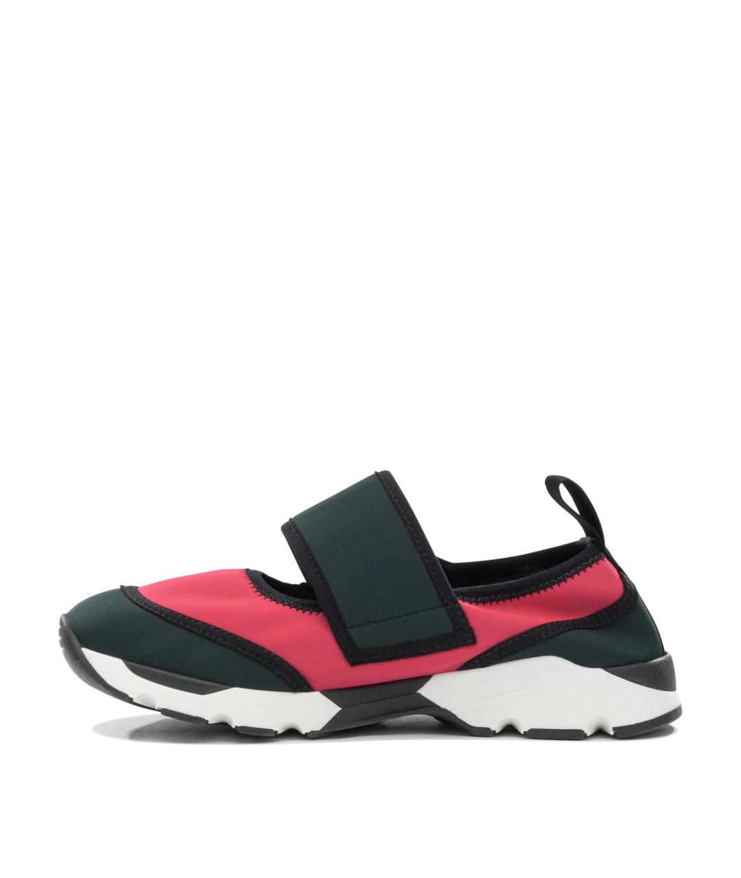 MARNI Синие синтетические кроссовки, фото 3