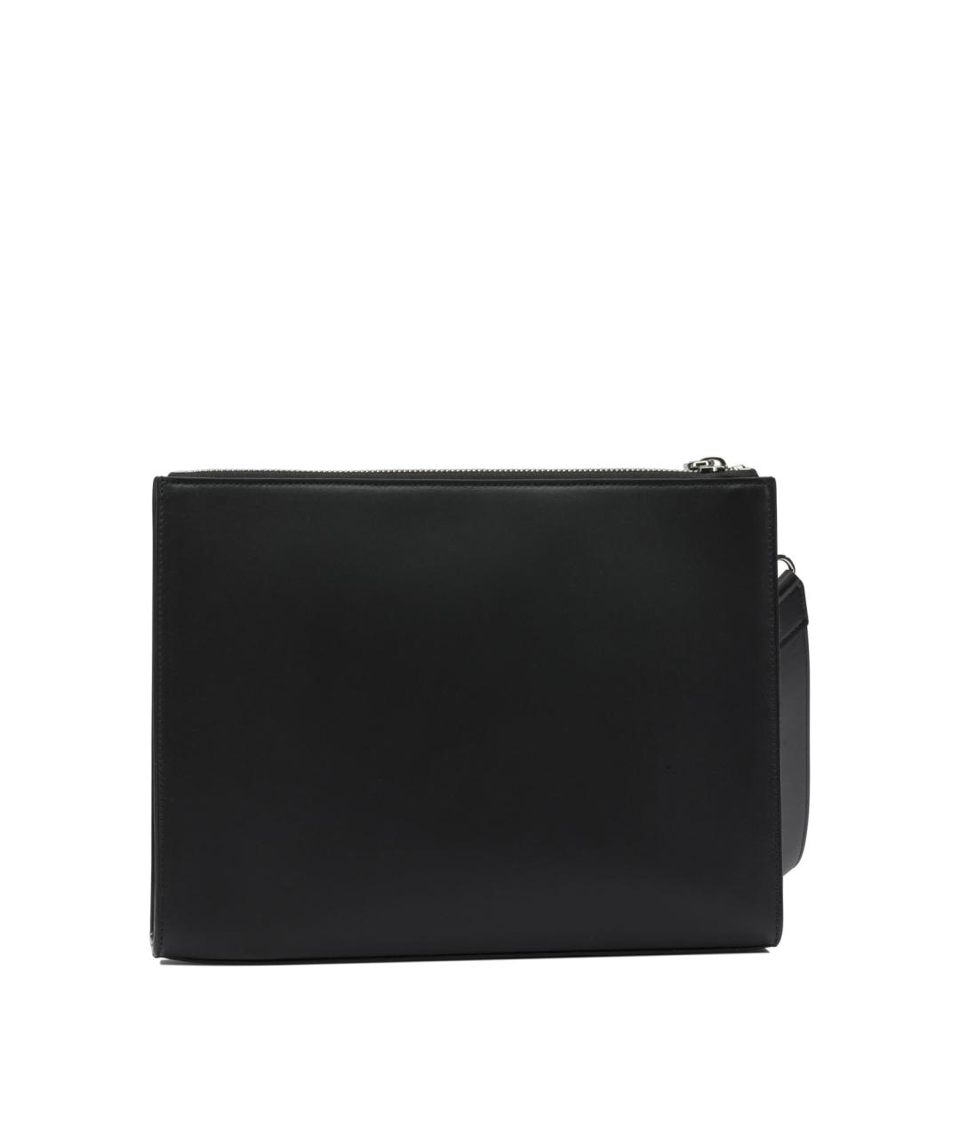 ALEXANDER MCQUEEN Черный кожаный кошелек, фото 3
