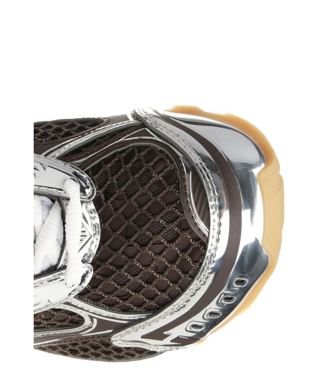 BOTTEGA VENETA Коричневые синтетические кроссовки, фото 5