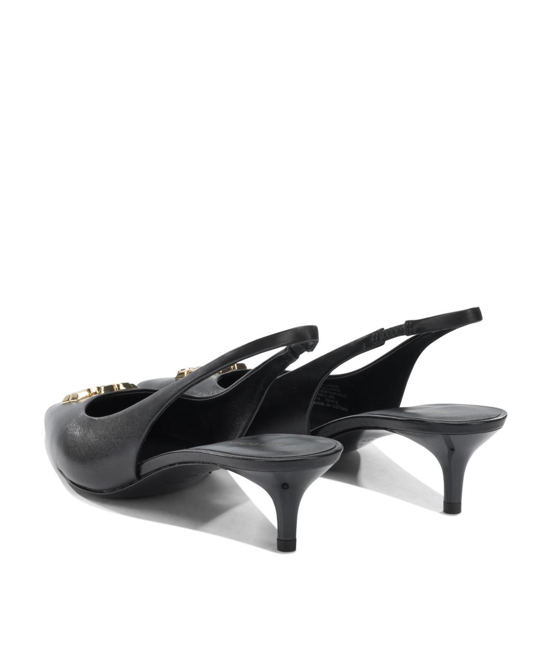 TORY BURCH Черные кожаные туфли, фото 4